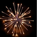 18” SILVER STARBURST (d.C.) with 80 warm white steady and twinkle Lights (No Remote)