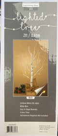 24” BATTERY OPERATED BIRCH TREE W/ 24 WARM LIGHTS