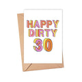 30th Birthday Card - Funny Milestone Birthday Cards