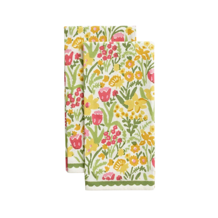 70s Flower Tea Towels (Set of 2)