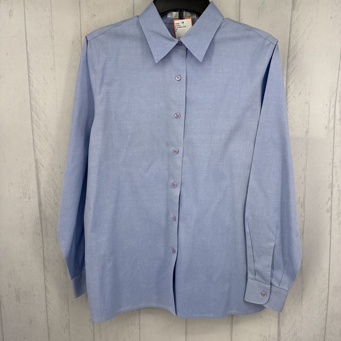 8 wrinkle free button down l/s top