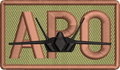 APO - Duty Identifier Patch with F-22