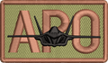 APO - Duty Identifier Patch with F-35