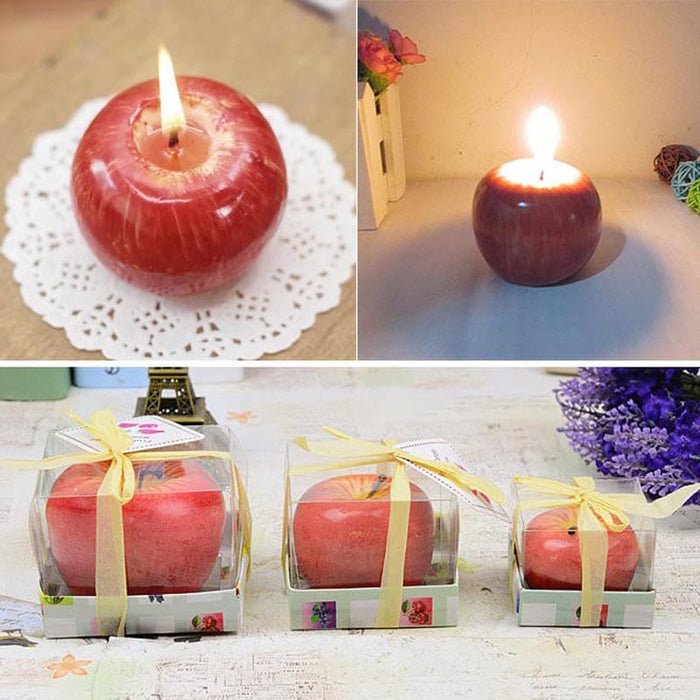 Apple Shaped Candles - GiddyGoatStore
