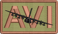 AVI - Duty Identifier Patch with AC-130J (Banked)