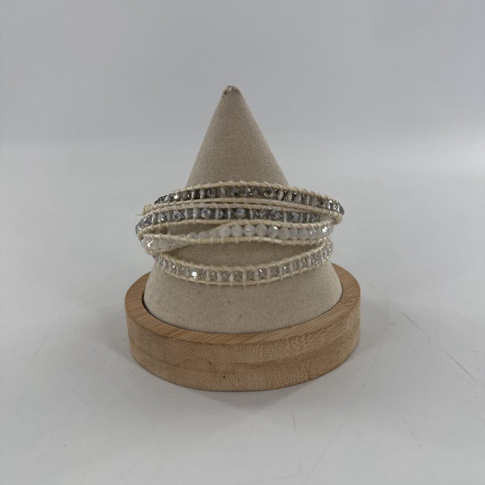 beaded wrap bracelet