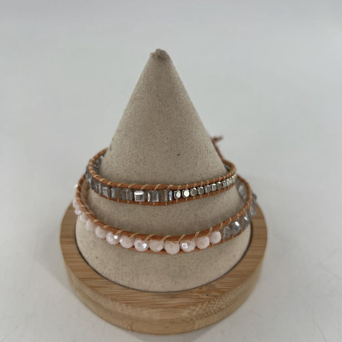 beaded wrap bracelet