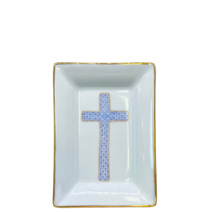 Blue Cross Small Dish