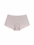Evening Grey BreatheSoft™ Boyshort - Flat Lay Front, Seamless Microfiber Boyshort Panty | Hanky Panky