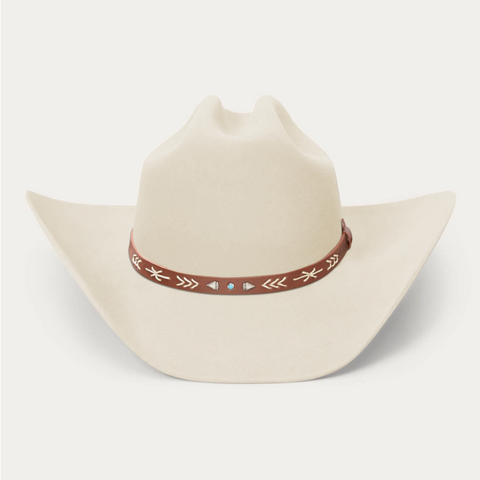 Bronco Felt Cowboy Hat - Cream