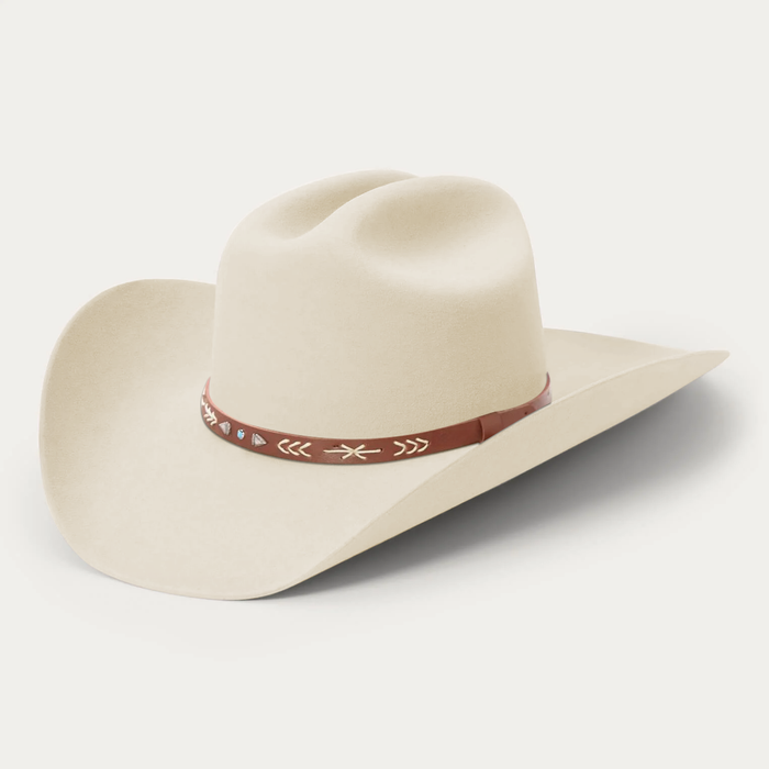 Bronco Felt Cowboy Hat - Cream