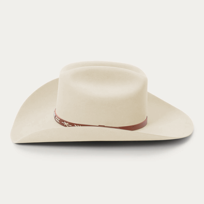 Bronco Felt Cowboy Hat - Cream