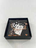 bronze charm bracelet-let it be