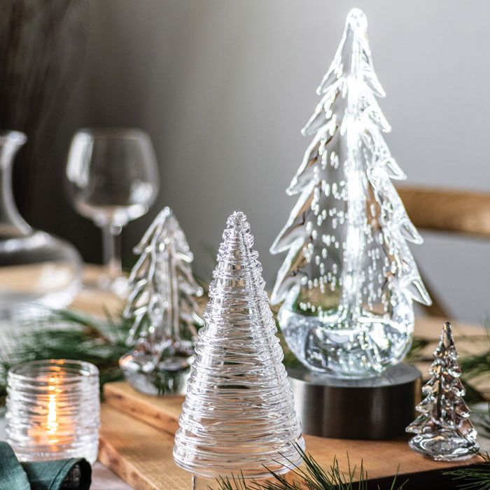 Simon Pearce Bubble Evergreen Trees