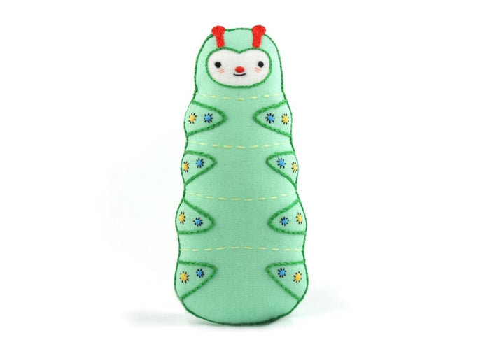 Caterpillar Embroidery Kit by Kiriki Press