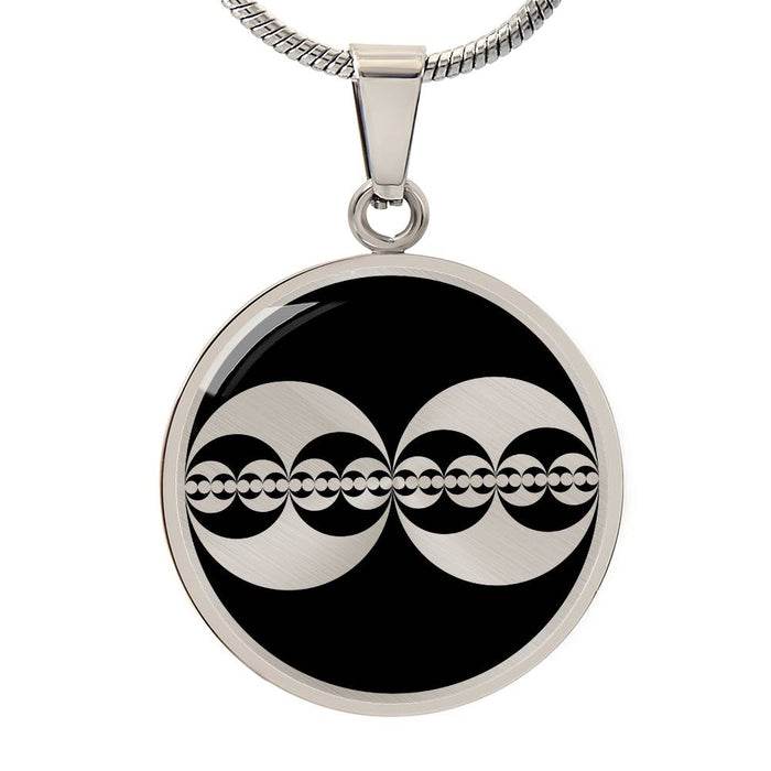 Crop Circle Pendant and Luxury Necklace - Stanton St Bernard 3