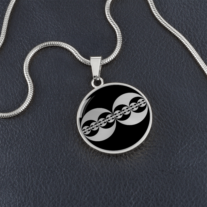 Crop Circle Pendant and Luxury Necklace - Stanton St Bernard 3
