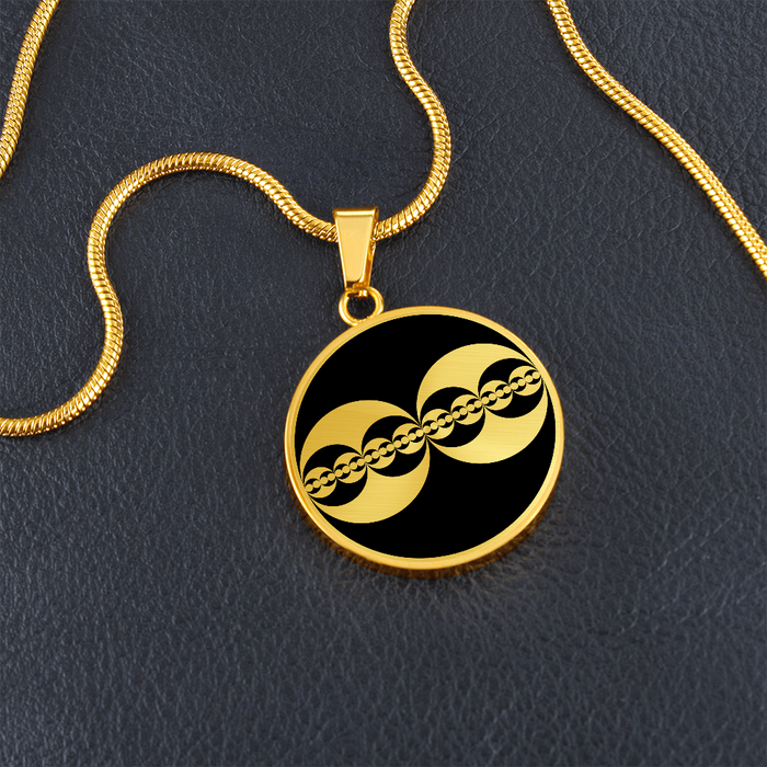 Crop Circle Pendant and Luxury Necklace - Stanton St Bernard 3