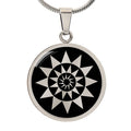 Crop Circle Pendant and Luxury Necklace - Stanton St Bernard 4
