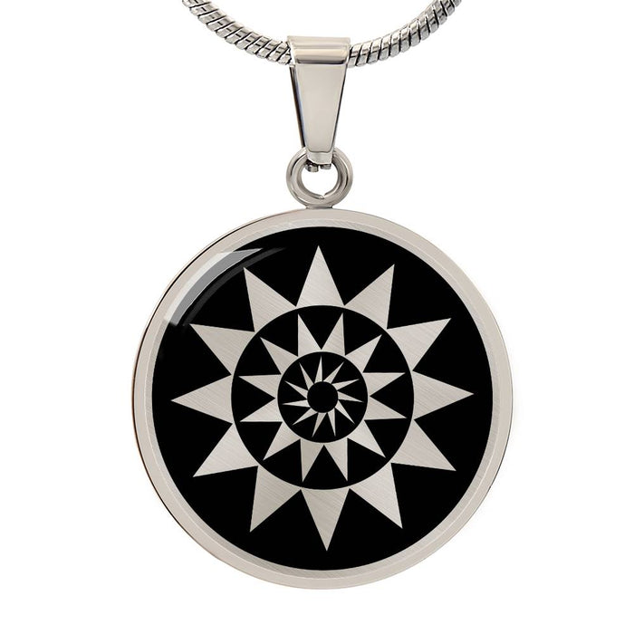 Crop Circle Pendant and Luxury Necklace - Stanton St Bernard 4