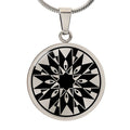 Crop Circle Pendant and Luxury Necklace - Temple Balsall