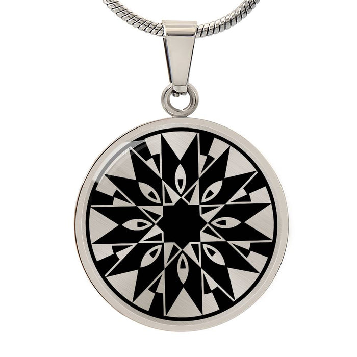 Crop Circle Pendant and Luxury Necklace - Temple Balsall