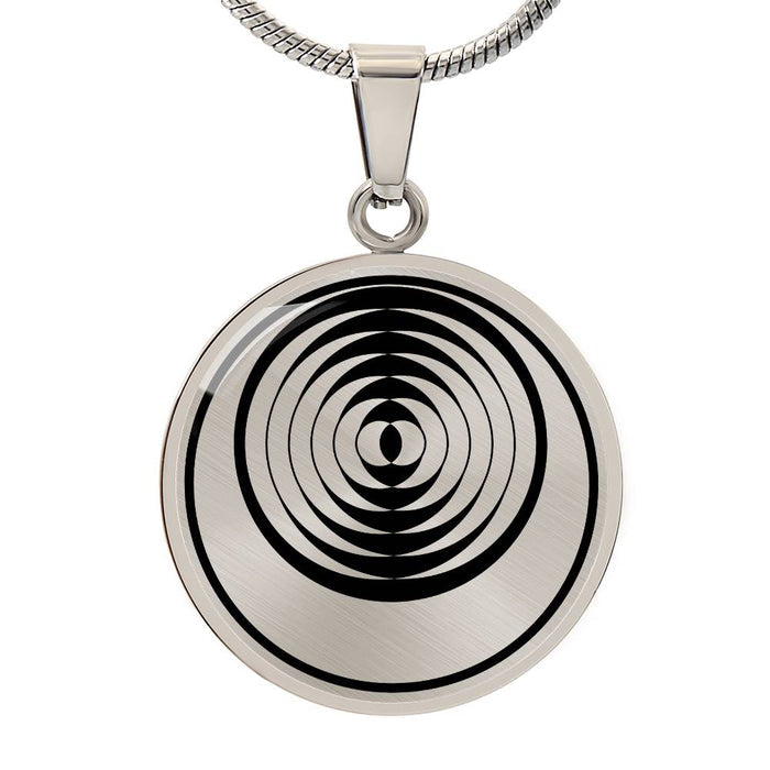 Crop Circle Pendant and Luxury Necklace - Tichborne 2