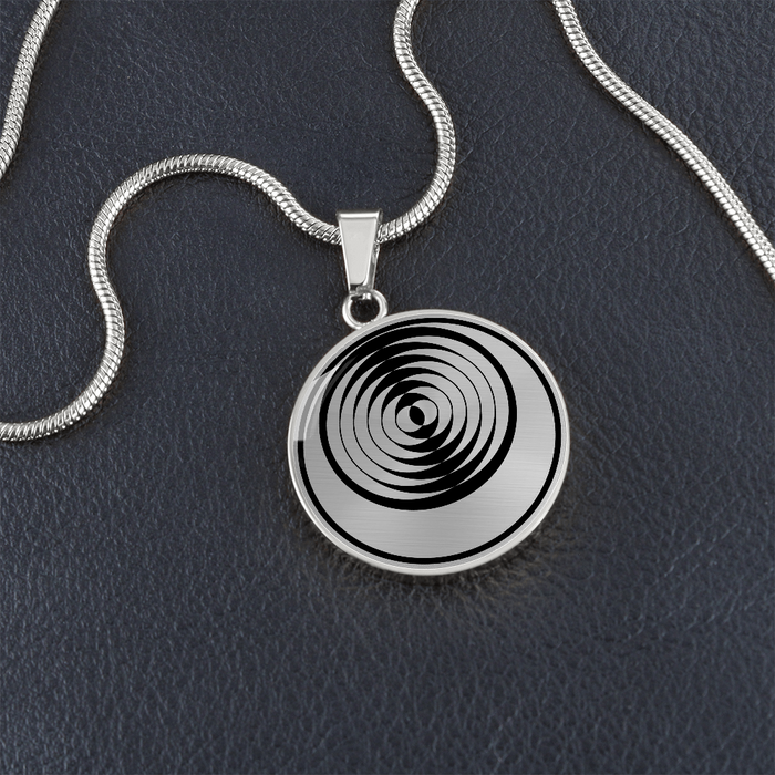 Crop Circle Pendant and Luxury Necklace - Tichborne 2