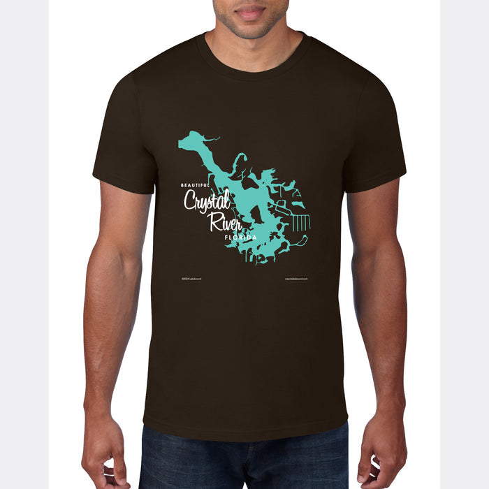 Crystal Lake Florida, Map T-Shirt