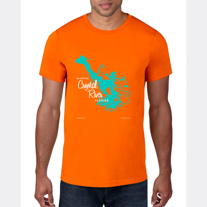 Crystal Lake Florida, Map T-Shirt