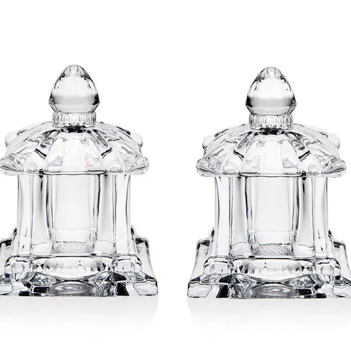 Crystal Pagoda Salt and Pepper Set