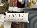 CUSTOMIZED ZIP CODE Lumbar Pillow