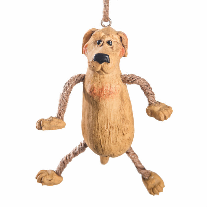 Dangy Yellow Lab Ornament by BAC 012
