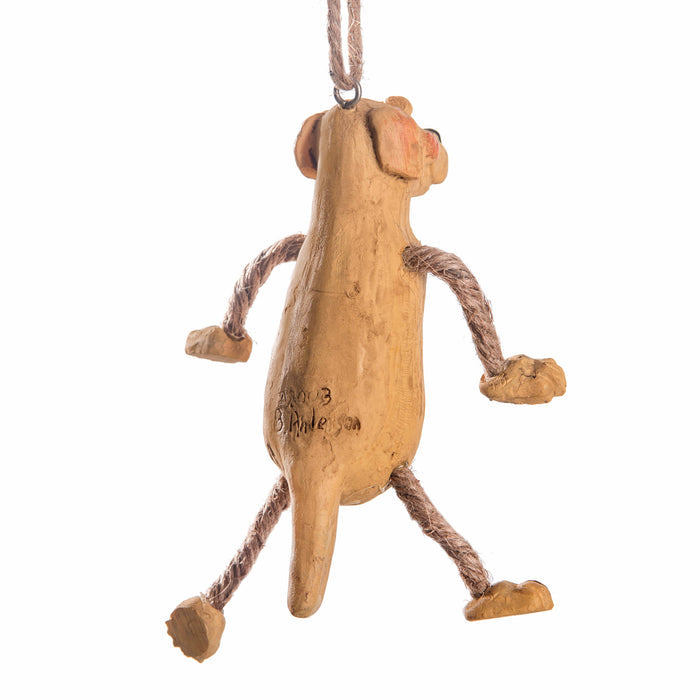 Dangy Yellow Lab Ornament by BAC 012
