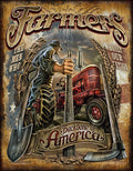 Desperate Enterprises - Farmers - Backbone Tin Sign