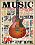Desperate Enterprises - Music Inspires Me Tin Sign