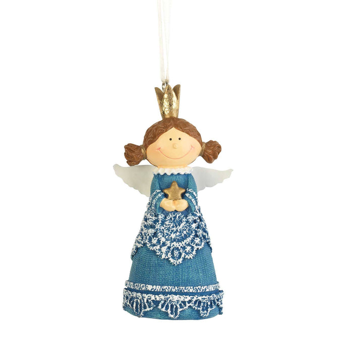 Dicksons - ANGEL ORNAMENT RESIN  3.5"H