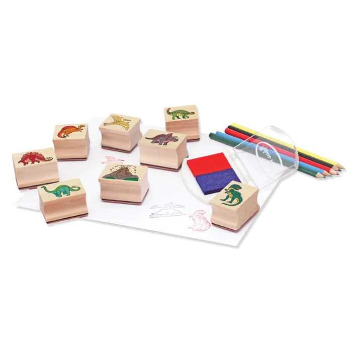 Dinosaur Wooden Stamp Set by Melissa and Doug