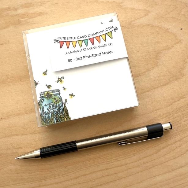 Fireflies: Set of 50 Little Notecards by Sarah Angst