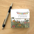 Flower Field: Set of 50 Little Notecards by Sarah Angst