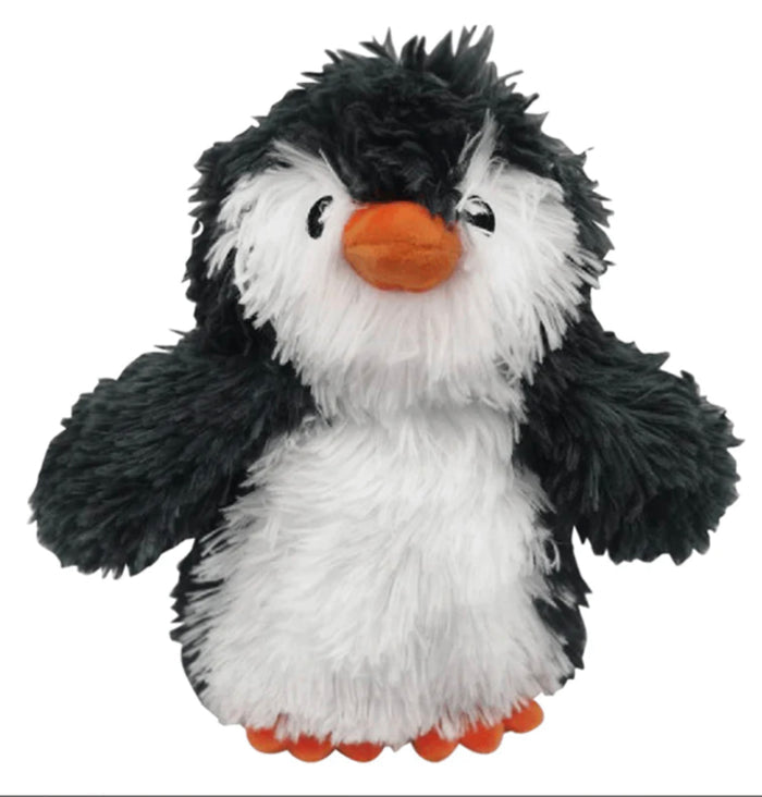 FLUFFY REAL FEEL PLUSH PENGUIN Dog Toy 8”