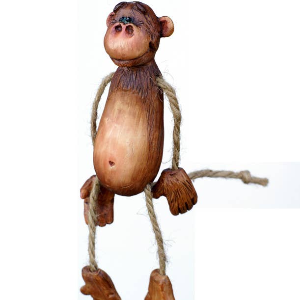 Haning Monkey Zoo Ornament Bert Anderson BAC 065