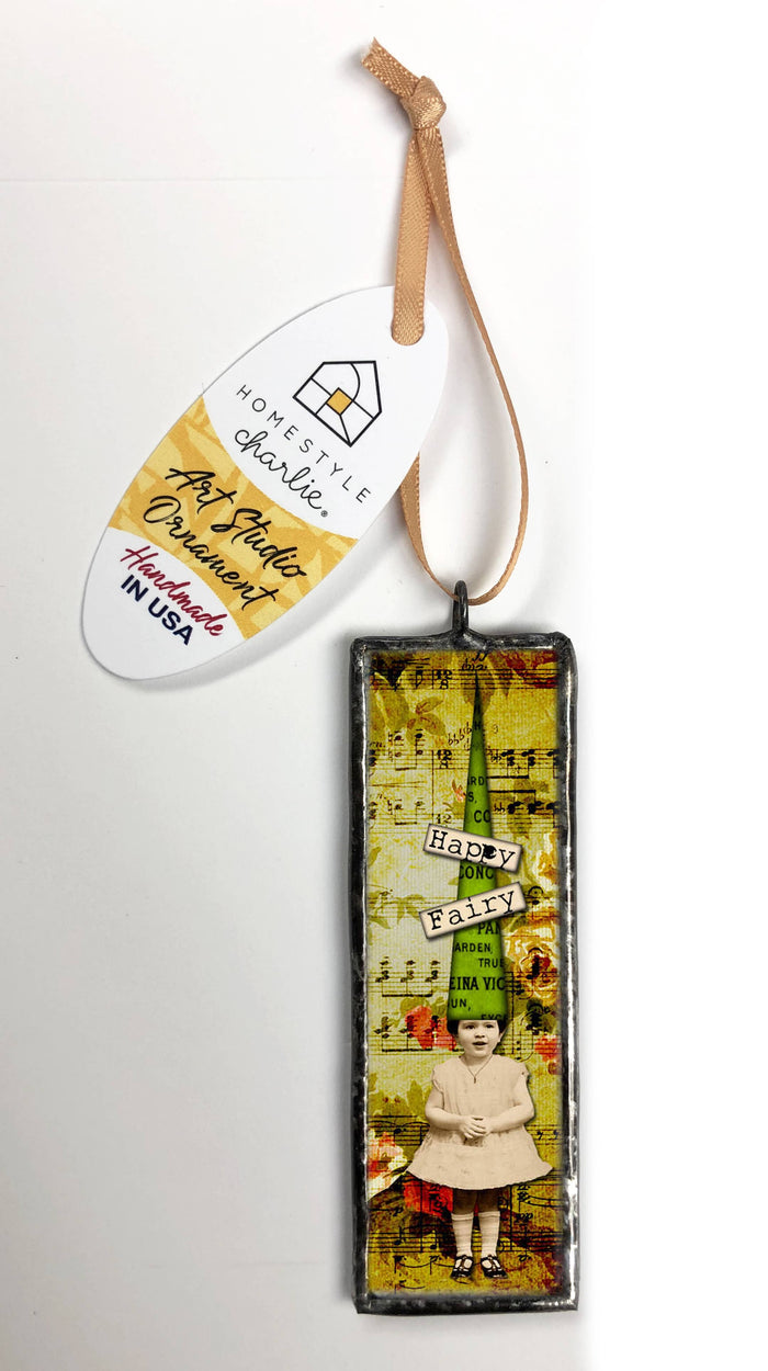 Homestyle Charlie - Happy Fairy Ornament Charm