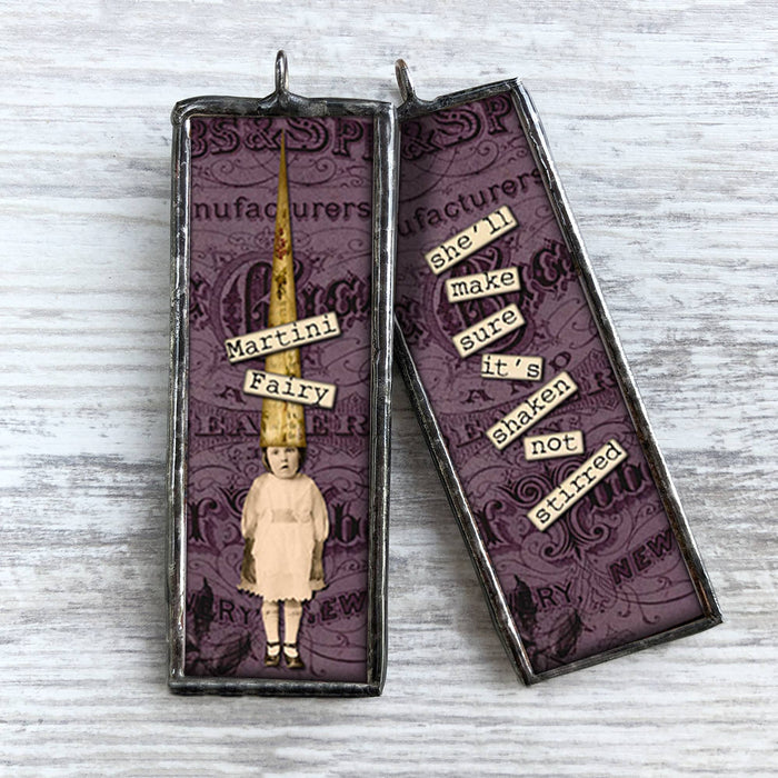 Homestyle Charlie - Martini Fairy Ornament Charm