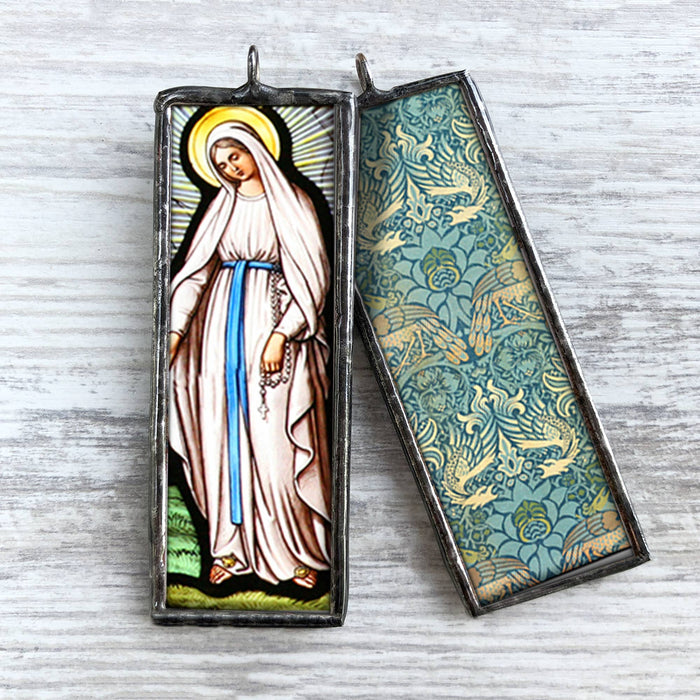 Homestyle Charlie - Our Lady of Lourdes Ornament (Virgin Mary, Madonna)