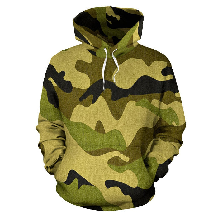 Hoodie - Green Light Green Black Camo - GiddyGoatStore