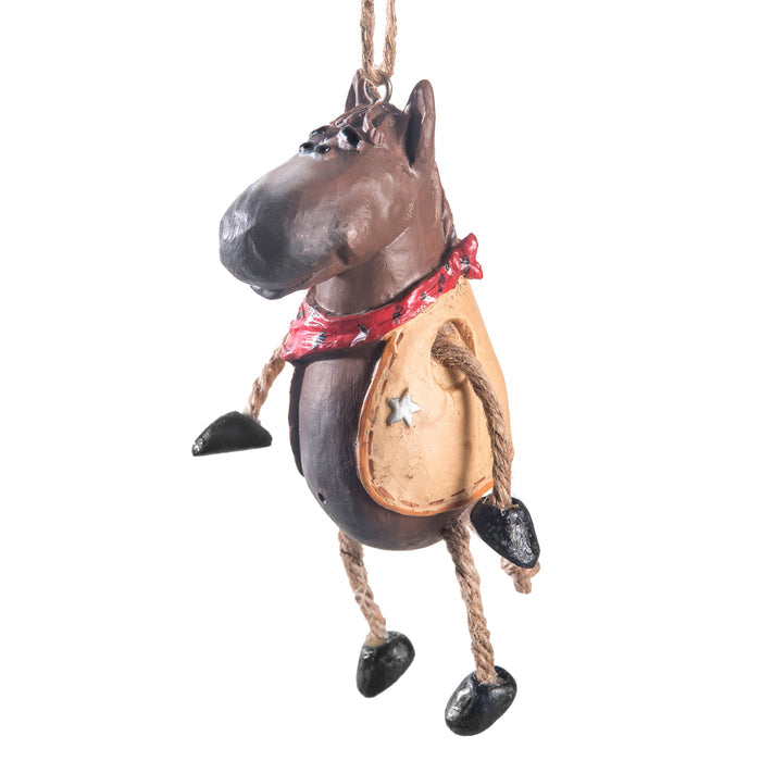 Horse With Cowboy Vest Ornament By Bert Anderson -Bac 006