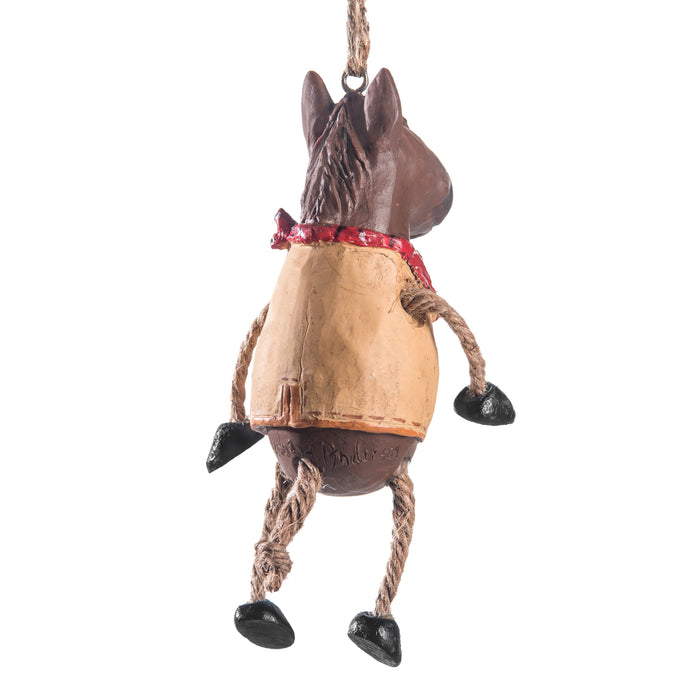 Horse With Cowboy Vest Ornament By Bert Anderson -Bac 006