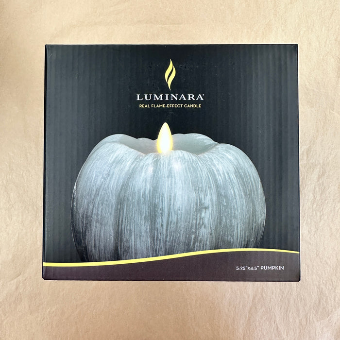 Iceberg Green Flameless Candle Pumpkin