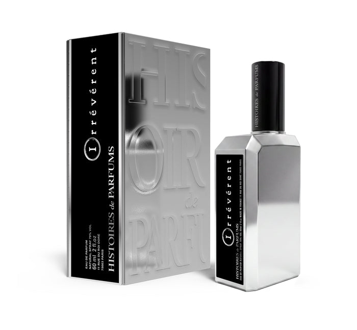 Irreverent 60ml bottle with pack